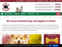 Tablet Screenshot of dogsindistress.org